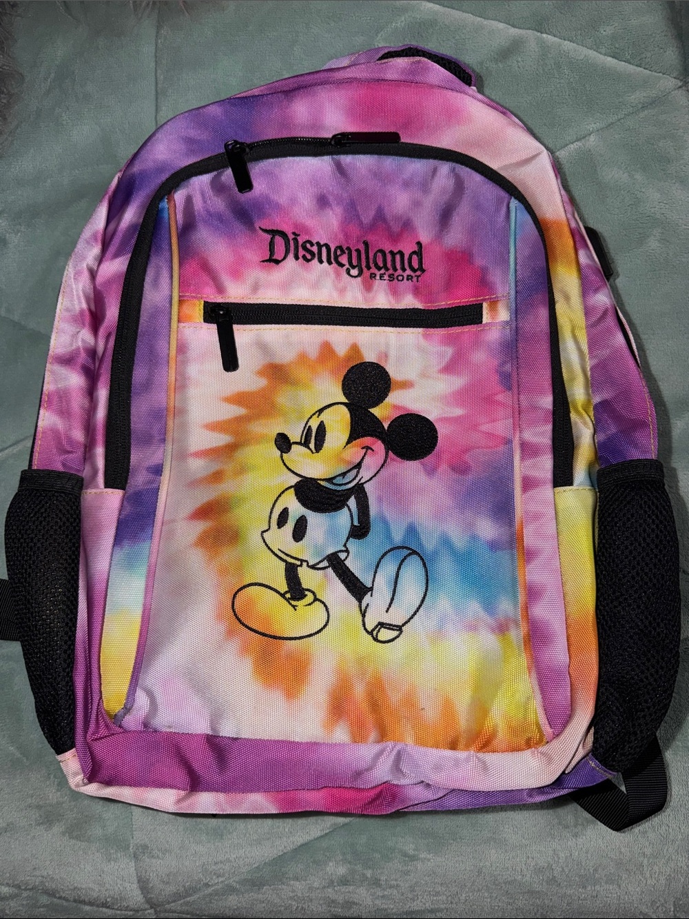Disneyland Tie-Dye Mickey Backpack - Pink Multicolor